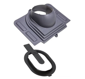 Kattoläpivienti Vilpe Click Pelti Harmaa - KarelianStore