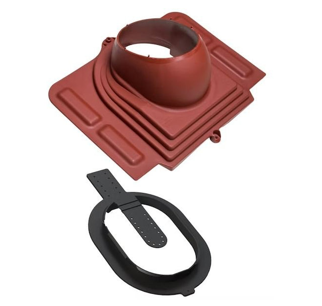 Kattoläpivienti Vilpe Click Pelti Punainen - KarelianStore