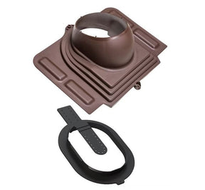 Kattoläpivienti Vilpe Click Pelti Ruskea - KarelianStore