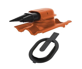 Kattoläpivienti Vilpe Click Solar Tiili Tiilenpunainen - KarelianStore