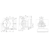 Käyttövesipumppu Grundfos Magna1 25 - 100 N 180 1x230V - KarelianStore