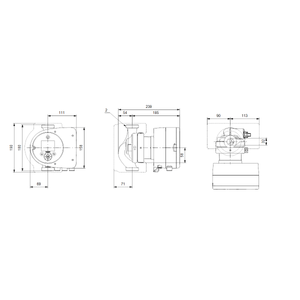 Käyttövesipumppu Grundfos Magna3 32 - 100 N 180 1x230V - KarelianStore