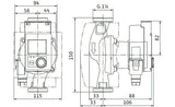 Käyttövesipumppu Wilo Stratos PICO - Z 25/0.5 - 6 - 180 - KarelianStore