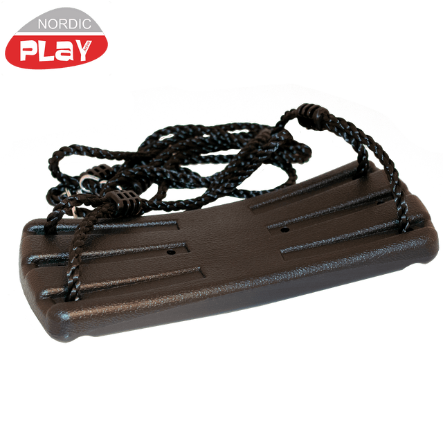 Keinuistuin, musta, musta köysi NORDIC PLAY - KarelianStore