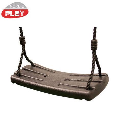 Keinuistuin, musta, musta köysi NORDIC PLAY - KarelianStore