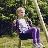 Keinuistuin, musta, musta köysi NORDIC PLAY - KarelianStore