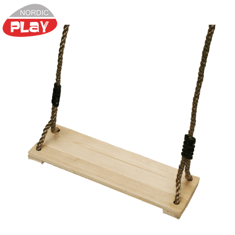 Keinuistuin, puinen, sis. Köyden NORDIC PLAY - KarelianStore