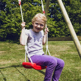 Keinuistuin, punainen, sis. Köyden NORDIC PLAY - KarelianStore