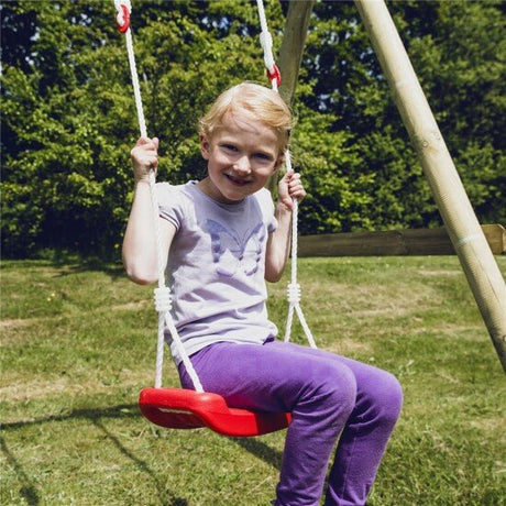 Keinuistuin, punainen, sis. Köyden NORDIC PLAY - KarelianStore