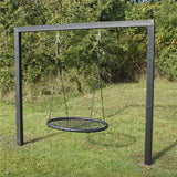 Keinuteline Asta musta/petsattu sis. Linnunpesäkeinun NORDIC PLAY - KarelianStore