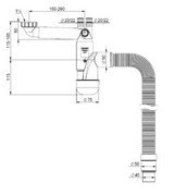 Keittiövesilukko Prevex Flexloc 1 - altainen 1 1/2 - KarelianStore