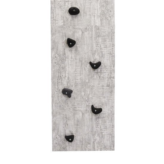 Kiipeilyotteet, musta/harmaa, 5 kpl. mukana kiinnitystarpeet NORDIC PLAY - KarelianStore