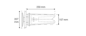 Korvausilmaventtiili Velco VTS - 160 - KarelianStore