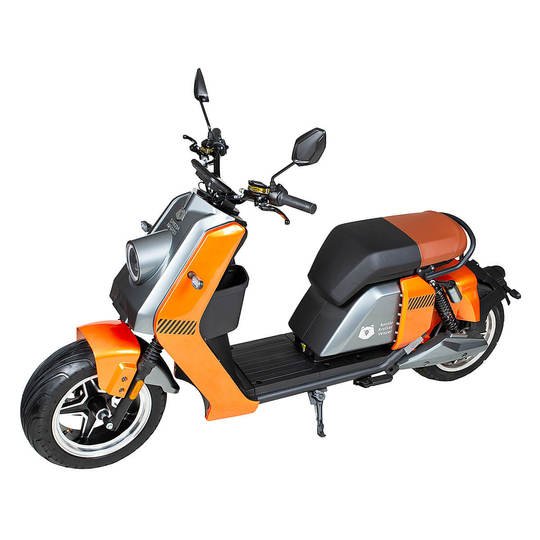 Kruiser Vesper mopo 45km/h Oranssi Grafiitti 2,4 kWh akulla - KarelianStore