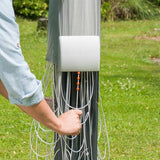 Kuivausteline JUWEL Nova Plus 500 "Easy" harmaa - KarelianStore