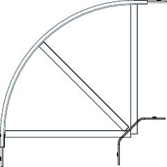 Kulmakappale SYSTEMAL - PRESTO NB020 200mm 90AST - KarelianStore