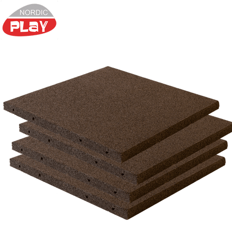 Kumilaatta 50 x 50 x 3 cm musta NORDIC PLAY Active 30 m2 - 120 kpl. - KarelianStore