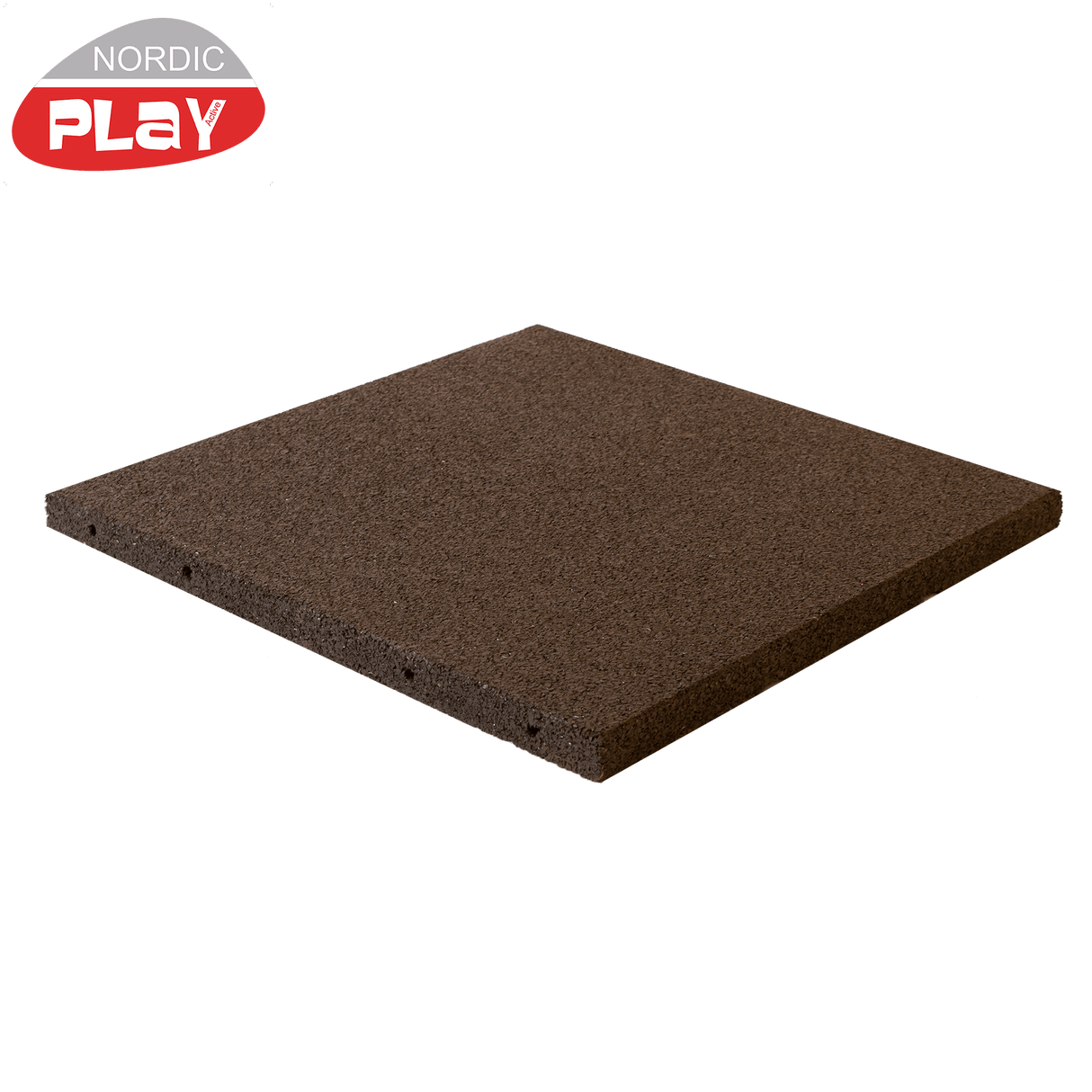 Kumilaatta 500 x 500 x 30 mm musta NORDIC PLAY - KarelianStore