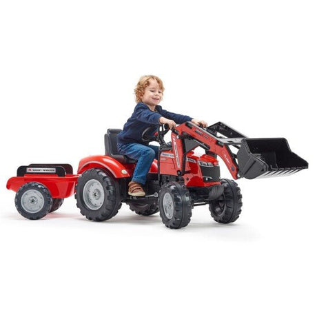 Kuormaajalla ja peräkärryllä FALK Massey Ferguson - KarelianStore