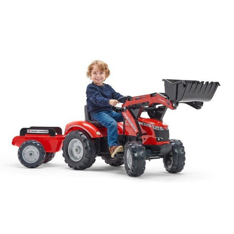 Kuormaajalla ja peräkärryllä FALK Massey Ferguson - KarelianStore