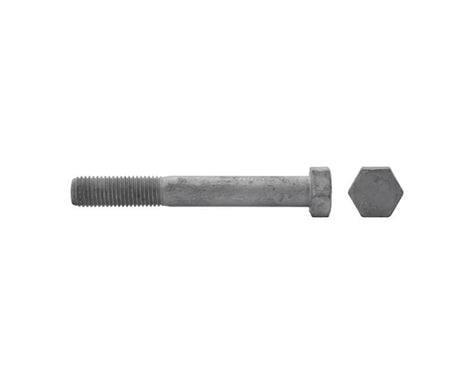 Kuusioruuvi PROF DIN931 Osakierre Kuumasinkitty M12x50 50 kpl - KarelianStore