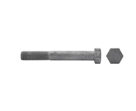 Kuusioruuvi PROF DIN931 Osakierre Kuumasinkitty M8x80 100 kpl - KarelianStore