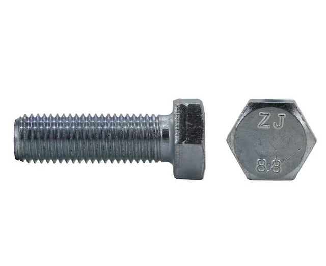 Kuusioruuvi PROF DIN933 Täyskierre Sähkösinkitty M14x50 25 kpl - KarelianStore