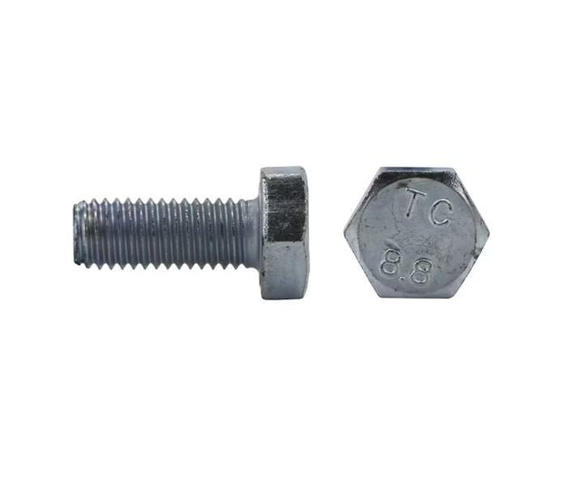 Kuusioruuvi PROF DIN933 Täyskierre Sähkösinkitty M8x25 8.8 100 kpl - KarelianStore