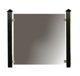 Lasinen puutarha - aita, setti: 3 x 100x100cm, 4 x tolppa, 4 x hattu HORTUS - KarelianStore