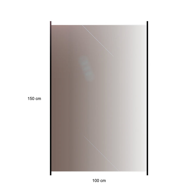Lasipaneeli alumiinitolpille, 150 x 100 cm, savulasi HORTUS - KarelianStore