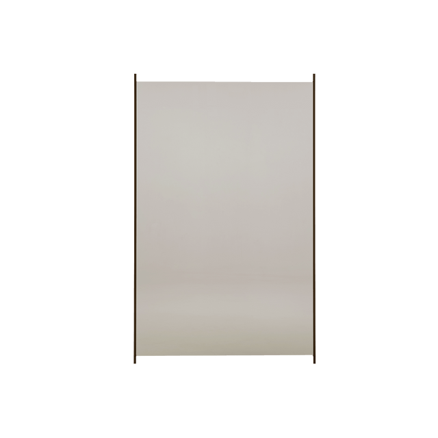 Lasipaneeli alumiinitolpille, 150 x 95 cm, musta lasi HORTUS - KarelianStore