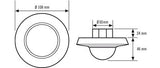 Läsnäolotunnistin Esylux PD - C360i 24m DUO Dali Valonm - KarelianStore
