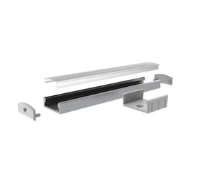 LED - Profiili Airam Slimline 8 Wide Al PCC Opaali 2m - KarelianStore