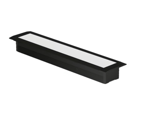 LED - Profiili Saas Highline Strip Rail 25x13 Uppo Musta 2500 mm - KarelianStore