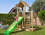 Leikkitorni Jungle Gym Mansion 2.1 ja vihreä liukumäki - KarelianStore