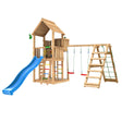 Leikkitorni Jungle Gym Palace 2.1, 2 - Climb Module 220 ja sininen liukumäki - KarelianStore
