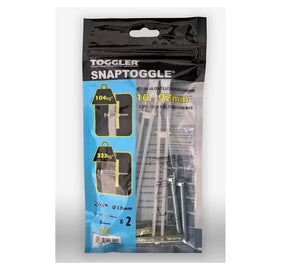 Levyseinäankkuri Toggler Snaptoggle M6 10-92 mm Levyille 2 kpl - KarelianStore