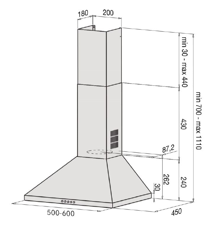 Liesituuletin Savo C - 3306 - S 60CM RST LED - KarelianStore