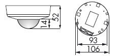 Liiketunnistin Luxomat PD3 - 1C - SM 360D 10m IP44 Valkoinen - KarelianStore