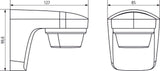 Liiketunnistin Theben Theluxa S180 180D IP55 Musta - KarelianStore