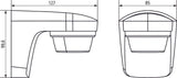 Liiketunnistin Theben Theluxa S180 180D IP55 Valkoinen - KarelianStore