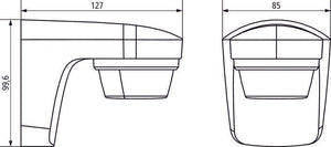 Liiketunnistin Theben Theluxa S180 180D IP55 Valkoinen - KarelianStore