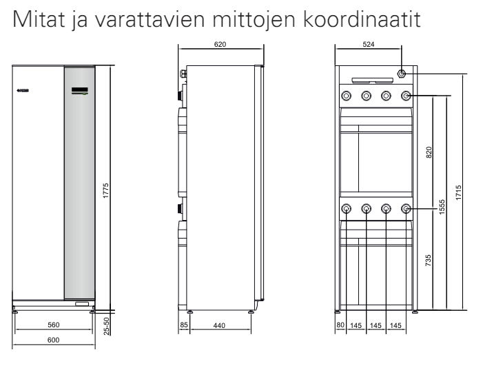 Maalämpöpumppu NIBE F1355 - 28 INVERTTERI MLP 4 - 28kW - KarelianStore