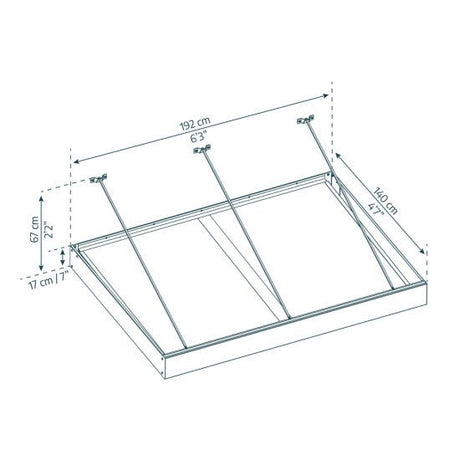 Ovikatos Sophia XL 2000 Palram - Canopia - KarelianStore
