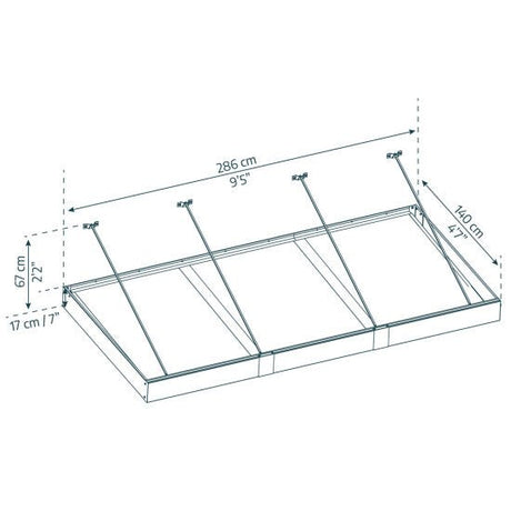Ovikatos Sophia XL 3000 Palram - Canopia - KarelianStore