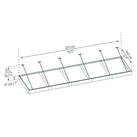 Ovikatos Sophia XL 5000 Palram - Canopia - KarelianStore