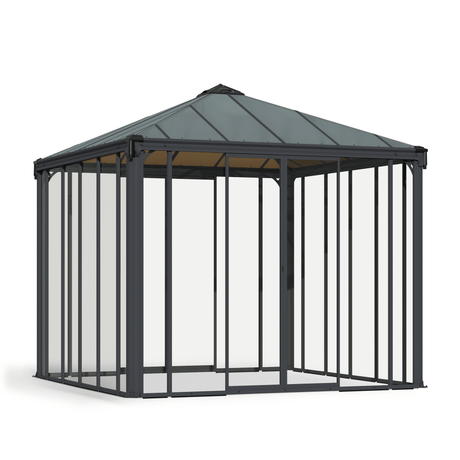 Paviljonki Palermo 3600 seinä/ovisarja Palram - Canopia - KarelianStore