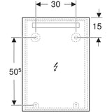 Peili Geberit Option Basic Square 500x700x32 mm Alumiini - KarelianStore