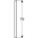Peili Geberit Option Basic Square 700x700x32 mm Alumiini - KarelianStore