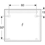 Peili Geberit Option Basic Square 800x700x32 mm Alumiini - KarelianStore